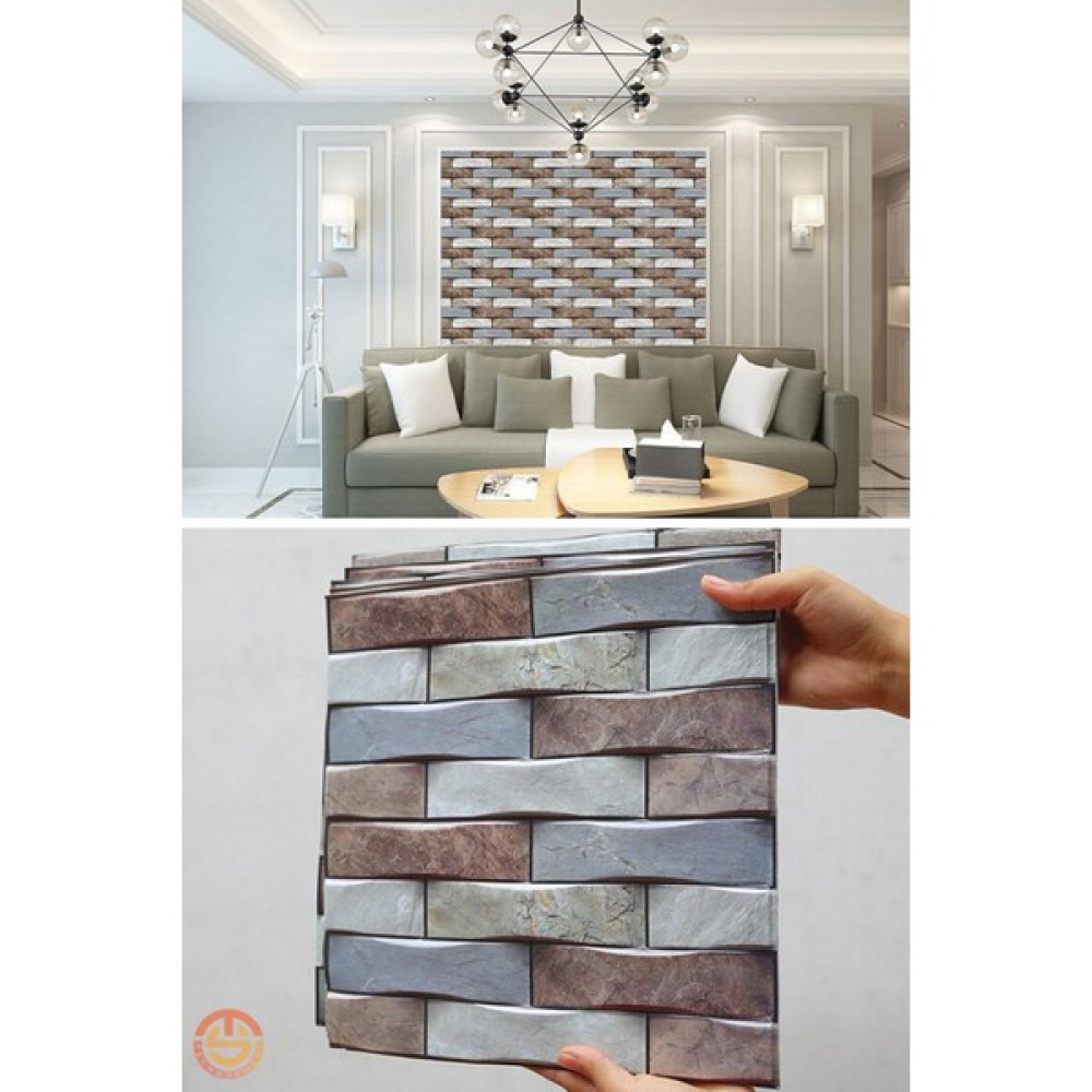 Technosmart 30X30CM 3D Kendinden Yapışkanlı Duvar Kağıdı Kaplama Su Geçirmez Dekorasyon Mutfak Banyo - 30 x 30 cm Duvar Kağıdı Fiyatı