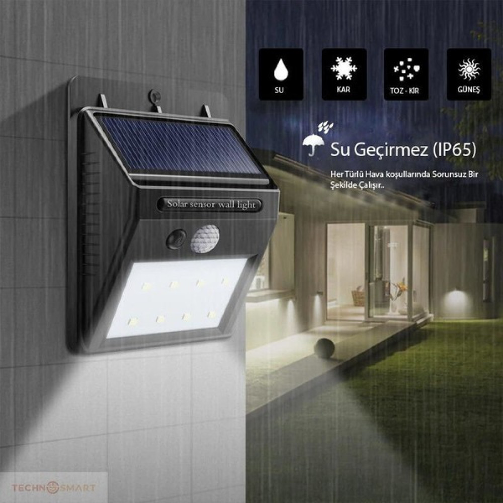 Technosmart Hareket Sensörlü Güneş Enerjili Şarj Olabilen 20 Ledli Bahçe Aydınlatma Lambası Dışmekan Dış Mekan & Bahçe Oyuncakları Fiyatı
