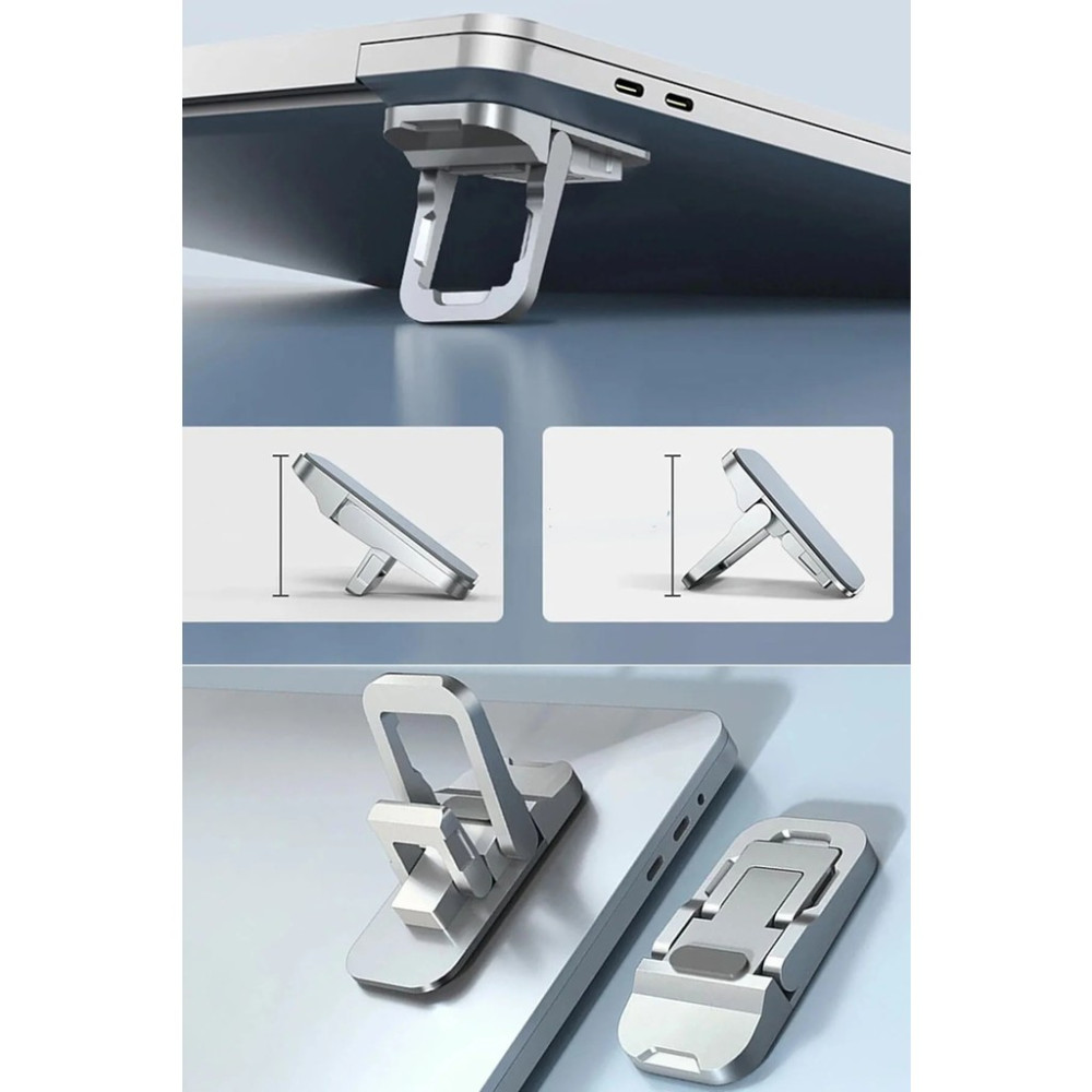 TechnoStation Yeni Nesil Taşınabilir Portatif Tasarım Laptop Tablet Standı 2 Kademeli Yükseltme 2li Diğer Fiyatı