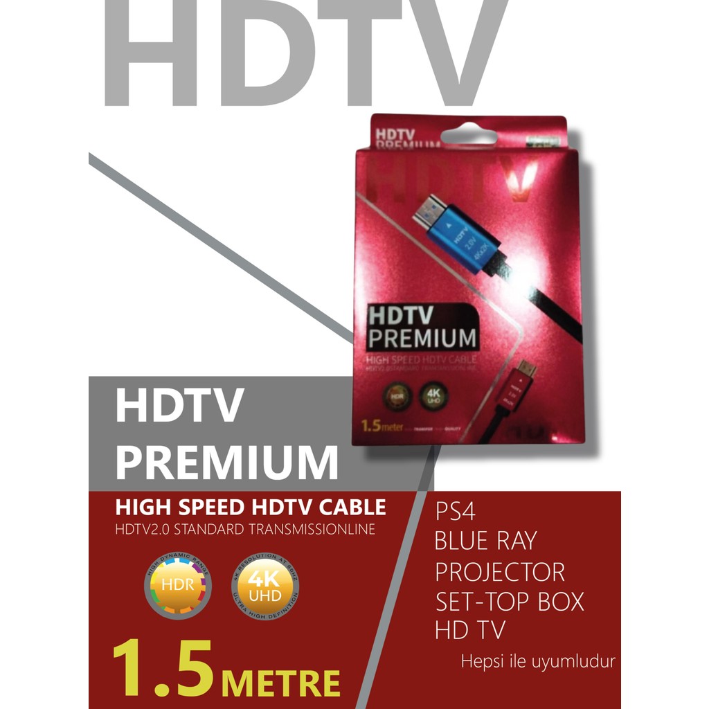 Technozi 4K 1,5m HDMI Kablo - Siyah Bilgisayar Çevirici ve Adaptörü Fiyatı