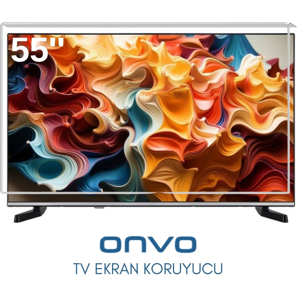 Technozi 55" 140 Ekran Tv Ekran Koruyucu Ekran Koruma Paneli 3mm - 55 inç Diğer Fiyatı