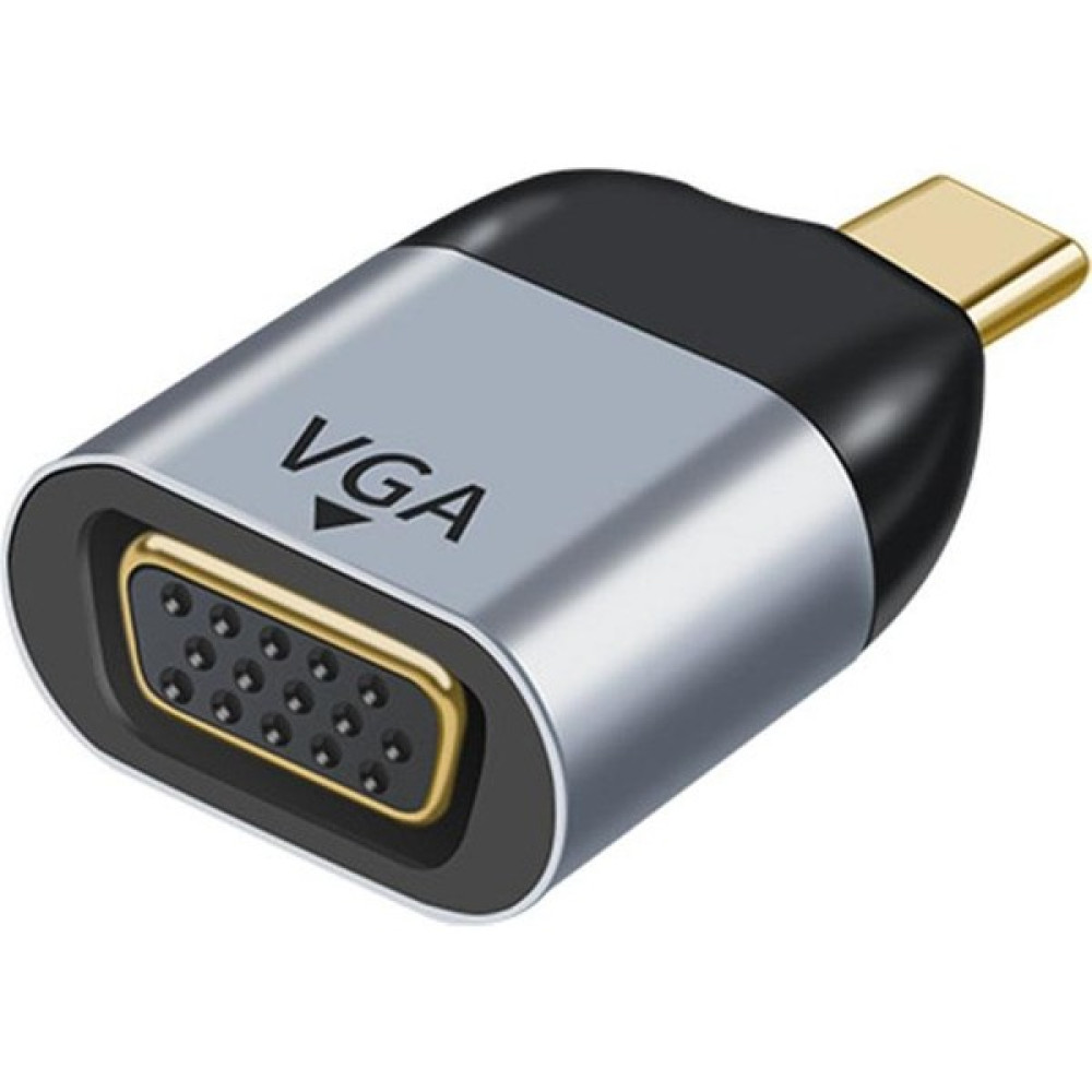 Techstorm TSCT04 Type-C To VGA Adaptör - Gri Bilgisayar Çevirici ve Adaptörü Fiyatı