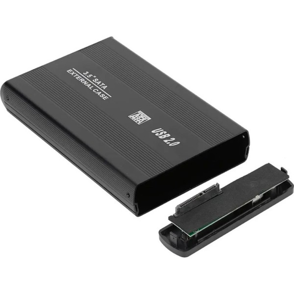 Techtic 3.5 Inç USB 2.0 Harddisk HDD Kutusu Alüminyum SSD Sata Harici Hard Disk Kutu - Siyah HDD Kutuları Fiyatı