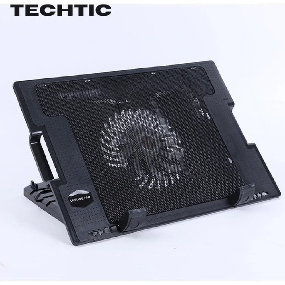 Techtic Notebook Soğutucu Fan Laptop Stand Yükseklik Ayarlı 9/17 Inç Laptop Soğutucu Gaming Fan - Siyah Dizüstü Bilgisayar Aksesuarları Fiyatı