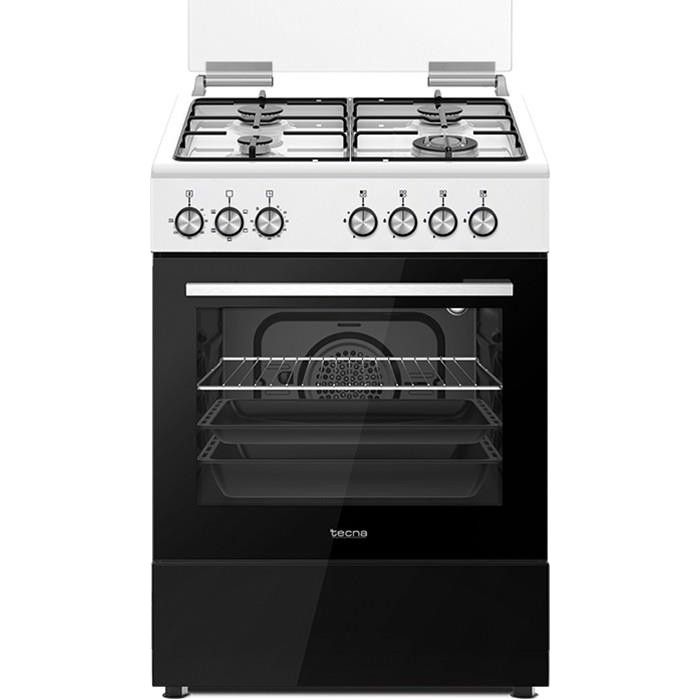 Tecna Tf 613WBR+ Turbo Fanlı 3 Gaz+1 Wok Göz Ocaklı Tam Boy Fırın - Beyaz Fırınlar Fiyatı