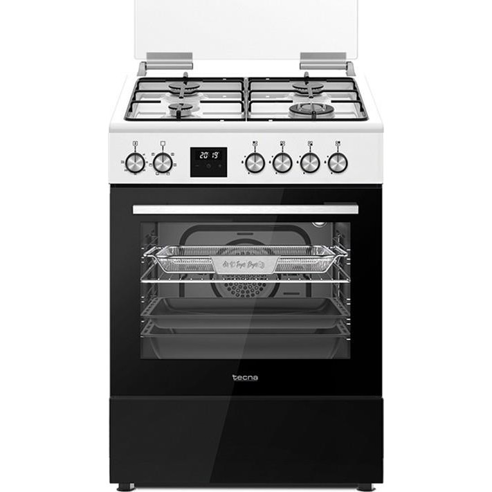 Tecna Tf 723WBR Turbo Fanlı 3 Gaz+1 Wok Göz Ocaklı Tam Boy Fırın - Beyaz Diğer Fiyatı