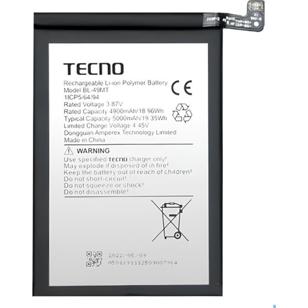 Tecno Camon 19 PRO Batarya Pil Sıfır Orijinal Oto Boyaları Fiyatı