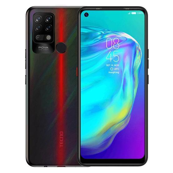 Tecno Pova 128GB 6GB Ram 6.8 inç 13MP Akıllı Cep Telefonu Siyah
