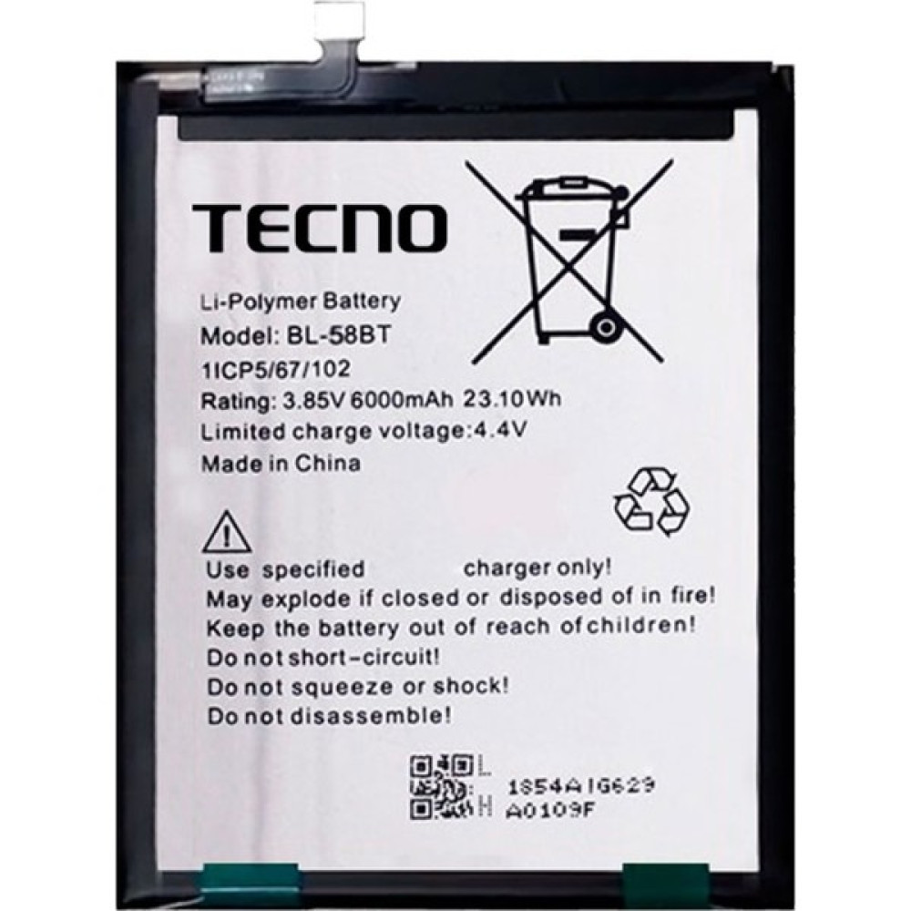 Tecno POVA 3 Batarya Pil Orijinal Oto Boyaları Fiyatı