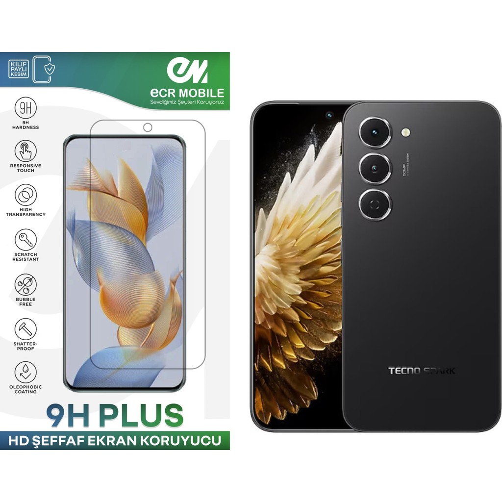 Tecno Spark 40 Pro ile Uyumlu Ekran Koruyucu 9h Esnek Nano Cam Şeffaf Cep Telefonu Ekran Koruyucusu Fiyatı