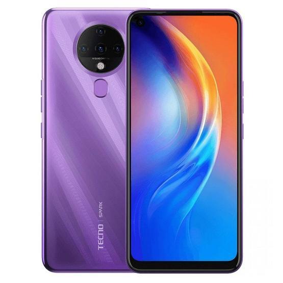 Tecno Spark 6 128GB 4GB Ram 6.8 inç 16MP Akıllı Cep Telefonu Mor