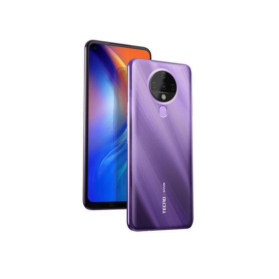 Tecno Spark 6 128GB 4GB Ram 6.8 inç 16MP Akıllı Cep Telefonu Mor