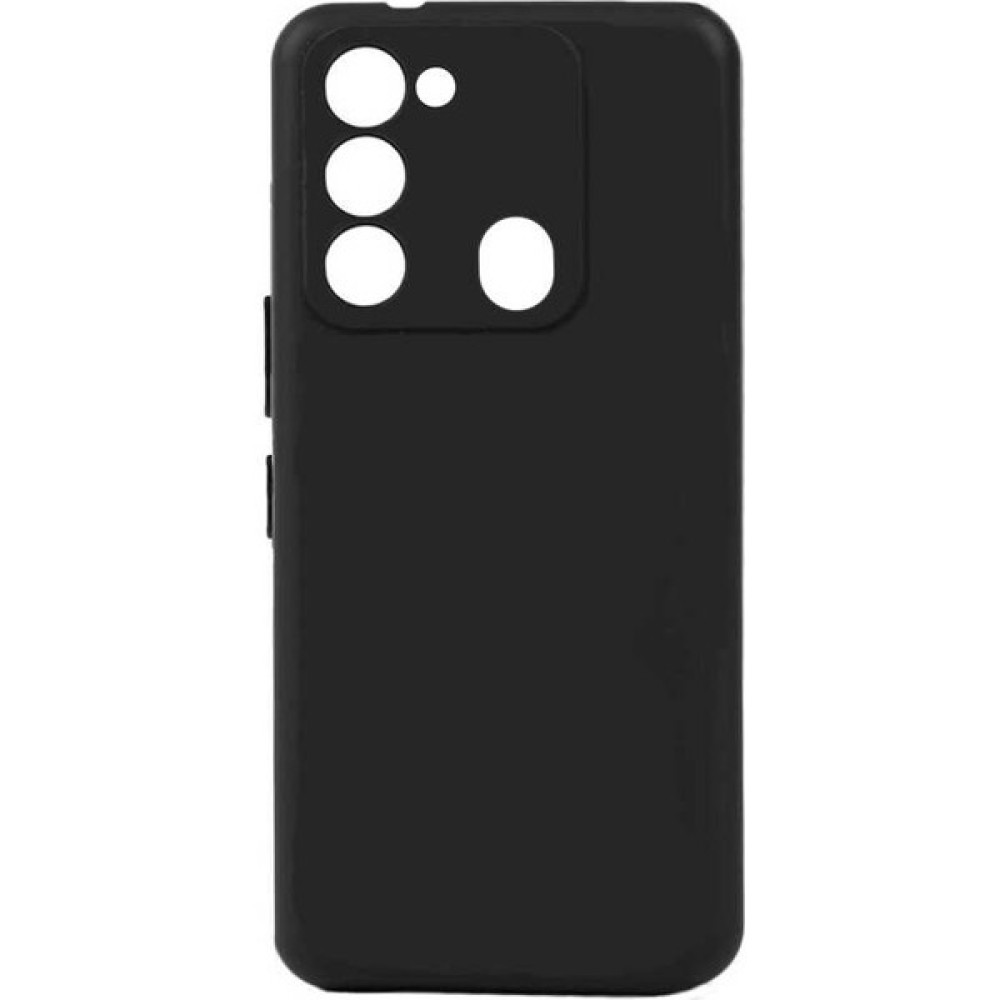 Tecno Spark 8c Kılıf Soft Yumuşak Mat Renkli Silikon Kılıf - Siyah Cep Telefonu Kılıfı Fiyatı