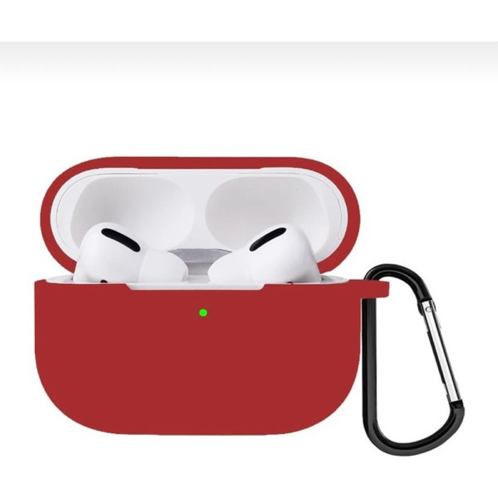 TecnoLab Airpods Pro 2. Nesil Uyumlu Pastel Renkli Koruma Kopçalı Silikon - Kırmızı Cep Telefonu Aksesuarı Fiyatı