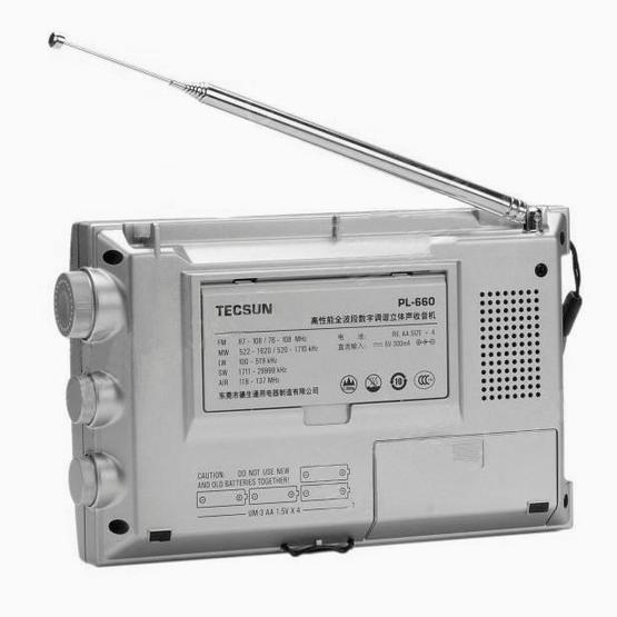 Tecsun PL-660 Gri Dünya Radyosu
