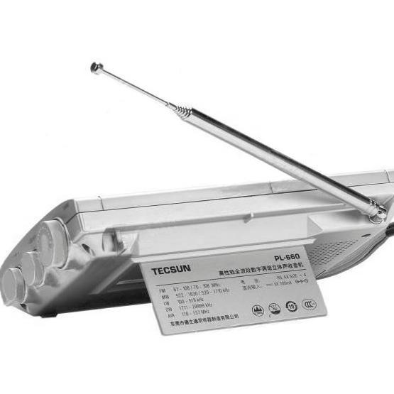 Tecsun PL-660 Gri Dünya Radyosu