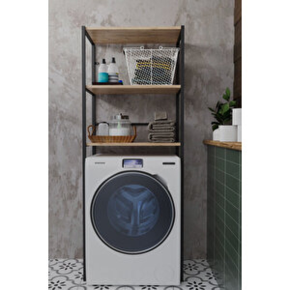 Tedarik Center Çamaşır Makinesi Üstü 3 Raflı Düzenleyici 3 Katlı Çok Amaçlı Metal Banyo Dolabı Banyo Dolabı / Mobilyası Fiyatı