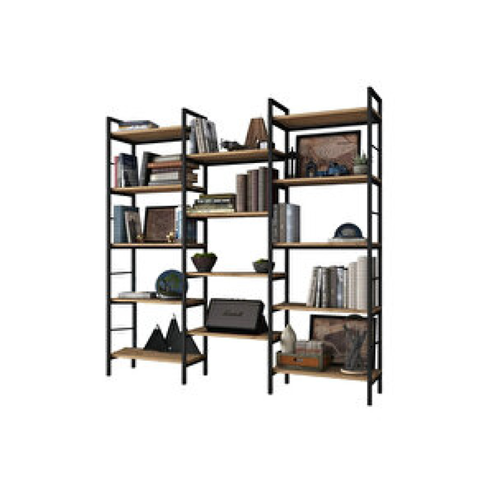 Tedarik Center Grand 14 Raflı Geniş Ofis Kitaplığı Metal Ayaklı Kitaplık Çalışma Odası Rafı Kütüphane Rafı 180x180 Kitaplık Fiyatı