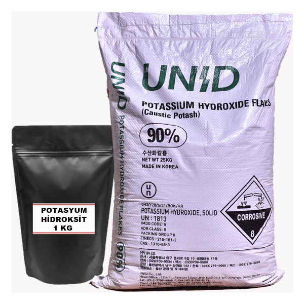 Tedarik Rehberi Potasyum Hidroksit Potas Kostik 1 Kg Diğer Fiyatı