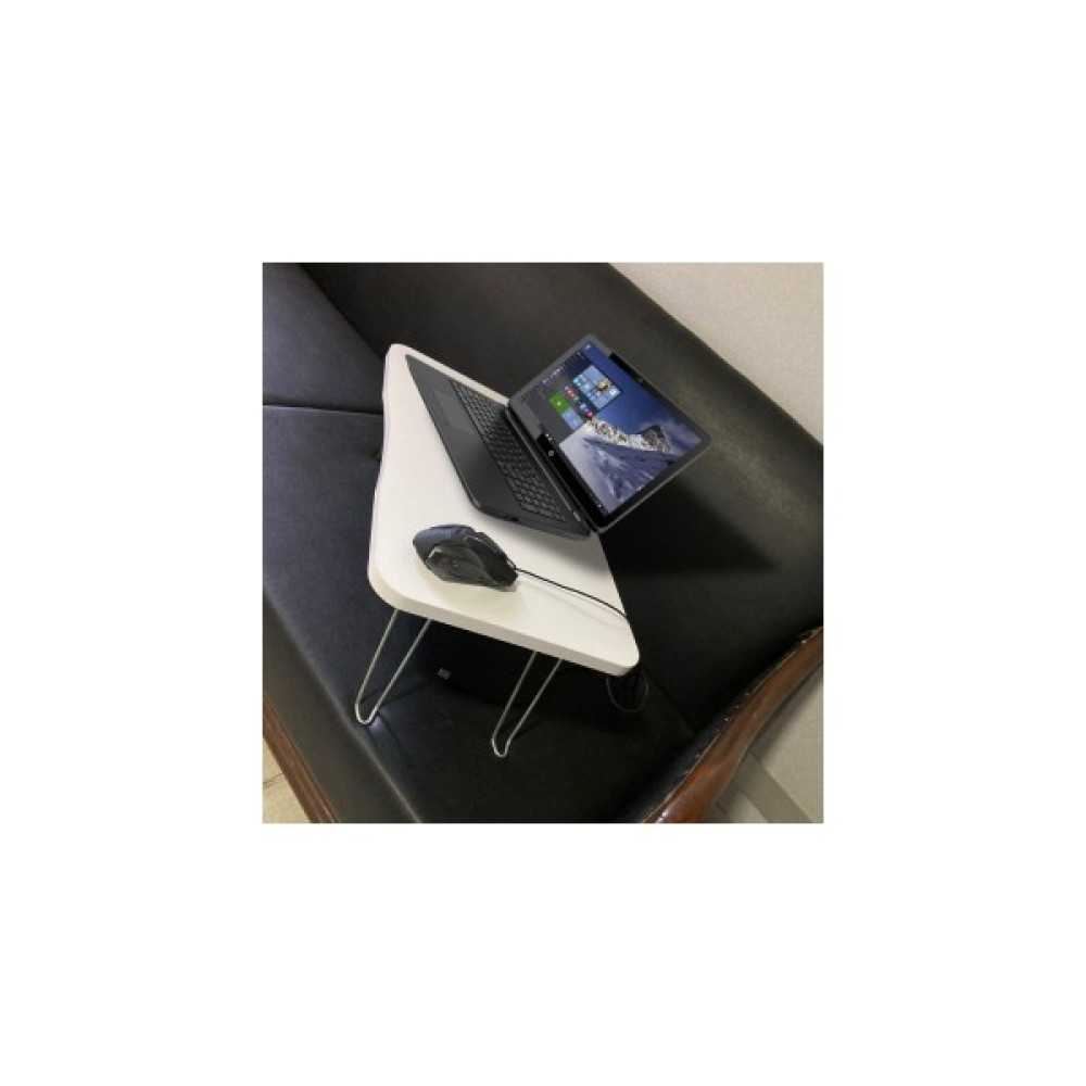 Tedarikcenter Laptop Sehpası Kahvaltı Masası Çalışma Sehpası Laptop - Beyaz - 60 x 35 x 25 cm Sehpa Fiyatı