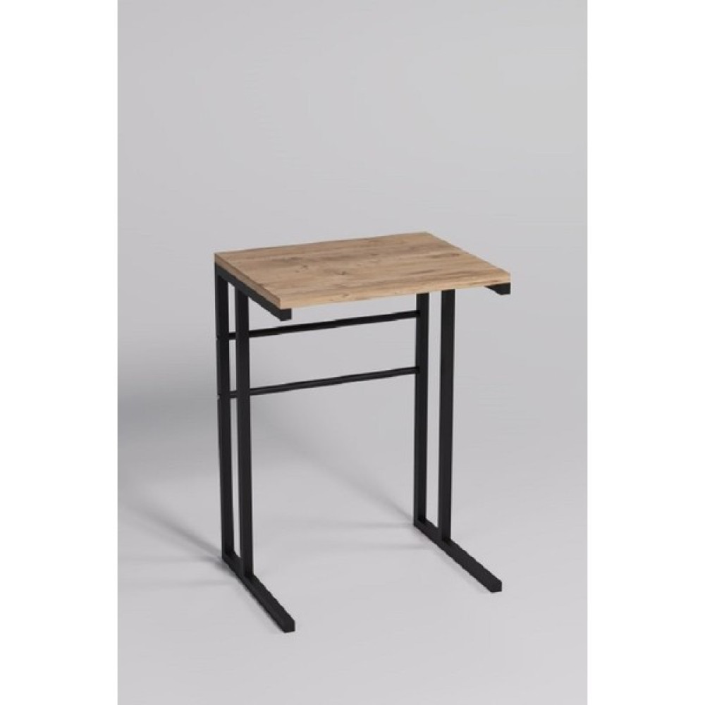 Tedarikcenter Laptop Sehpası Modern Çalışma Masası Çok Amaçlı Yan Sehpa - 60x45x35 - Atlantik Çam Sehpa Fiyatı
