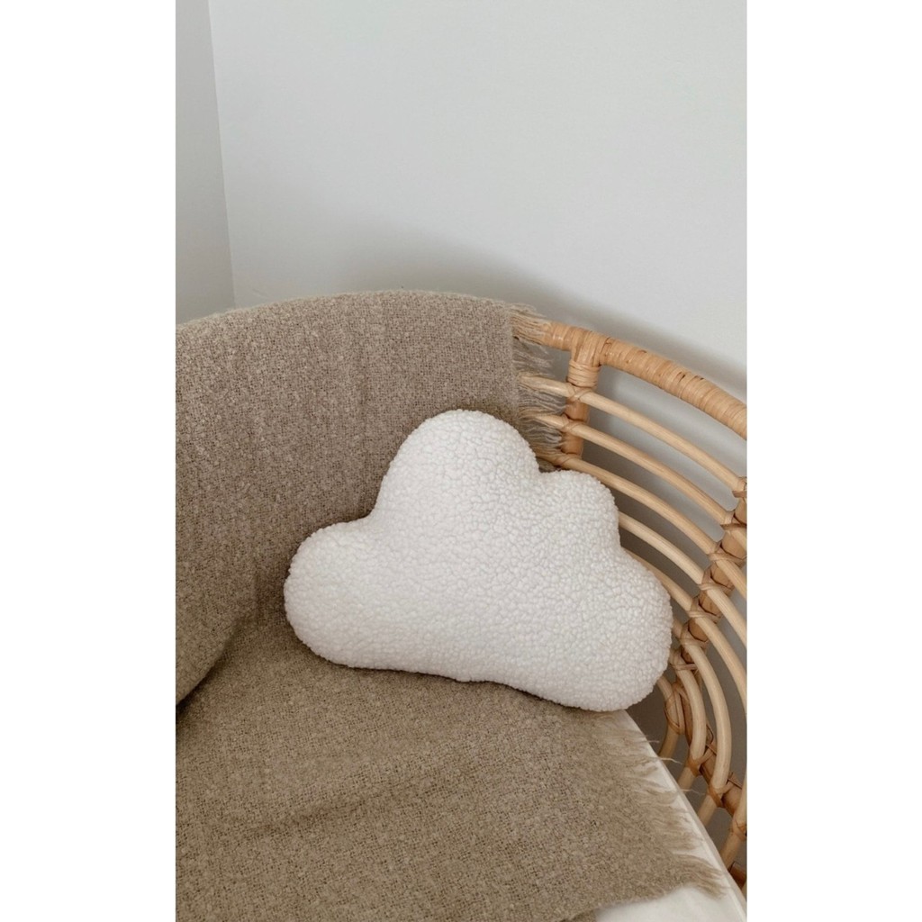 Teddy Bulut Yastık Naturel Beyaz Büyük - 25 x 40 cm Yastık Kılıfı Fiyatı
