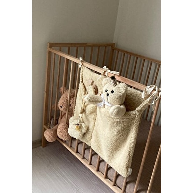 Teddy Çok Amaçlı Beşik Kenarı Düzenleyici 50X40 cm - Bej Bebek Oyun Parkı & Beşikleri Fiyatı