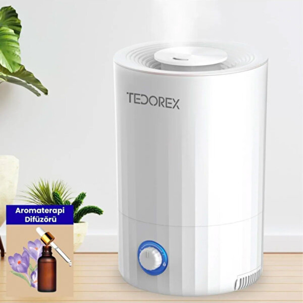 Tedorex Js-01 Ultrasonik Hava , Oda Nemlendirici 4.5 Lt Pembe - Beyaz Hava Temizleme - Nemlendirme Cihazları Fiyatı
