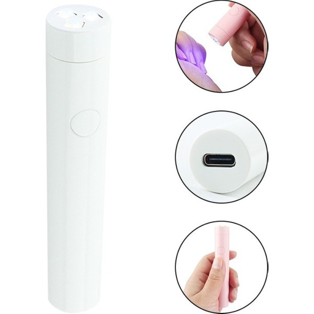 Teenspirit Dıy Tırnak Lambası USB Taşınabilir Profesyonel Uv LED Tırnak Lambası El Feneri Kalem Tipi Ultrav-Iolet Tırnak Pişirme Lambası (Yurt Dışı... El Feneri Fiyatı
