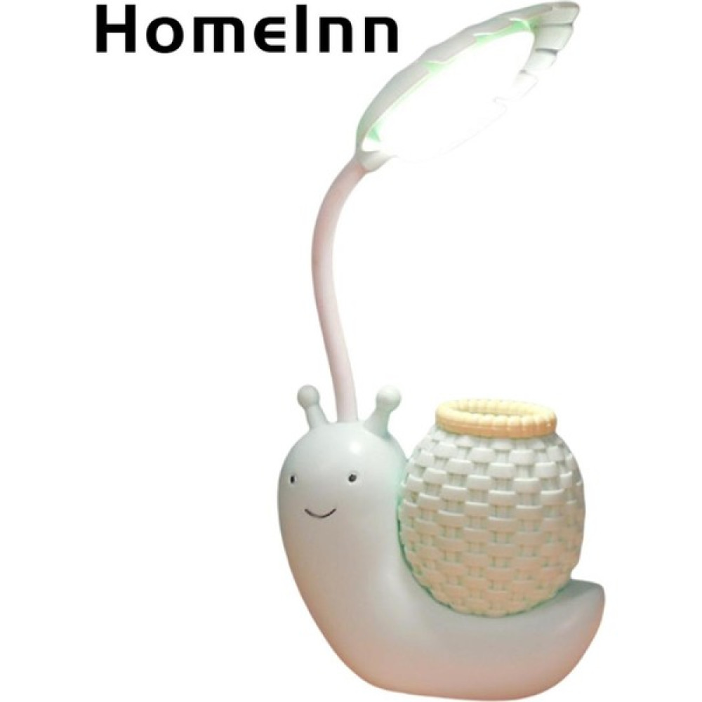 Teenspirit Homeınn LED Okuma Işığı Yüksek Parlaklık 2'si 1 Arada Karikatür Salyangoz LED Masa Lambası Kalem Tutucu ile (Yurt Dışından) - Siyah Oto Boyaları Fiyatı