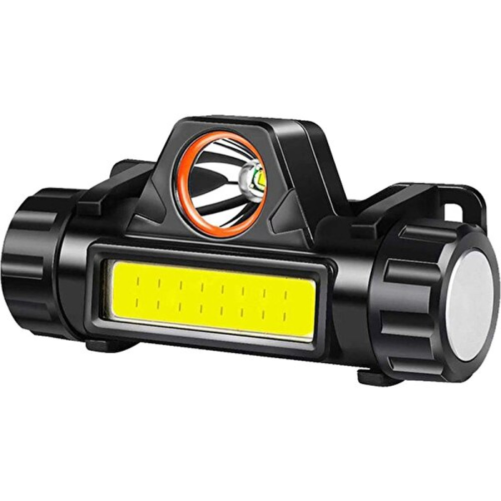 Teenspirit USB Şarj Edilebilir LED Far Güçlü Cob Far El Feneri Torch Su Geçirmez Dere (Yurt Dışından) El Feneri Fiyatı