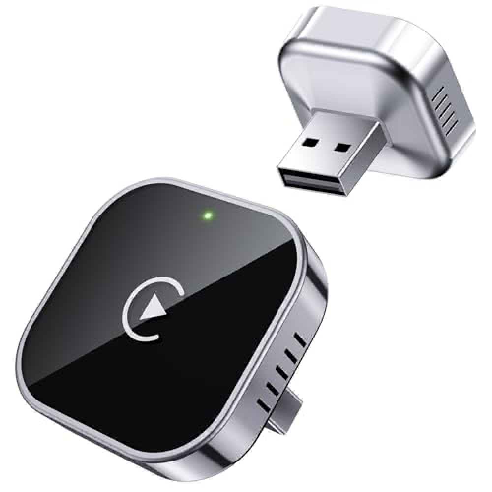 Teeran Wireless CarPlay Adapter 2025 Upgrade Wired CarPlay to Wireless, Mini USB Design for Cars with Built-in Wired Apple CarPlay Plug and Play Easy Use Fast Stable Connection Car Play for iPhone Car Video Systems Fiyatı