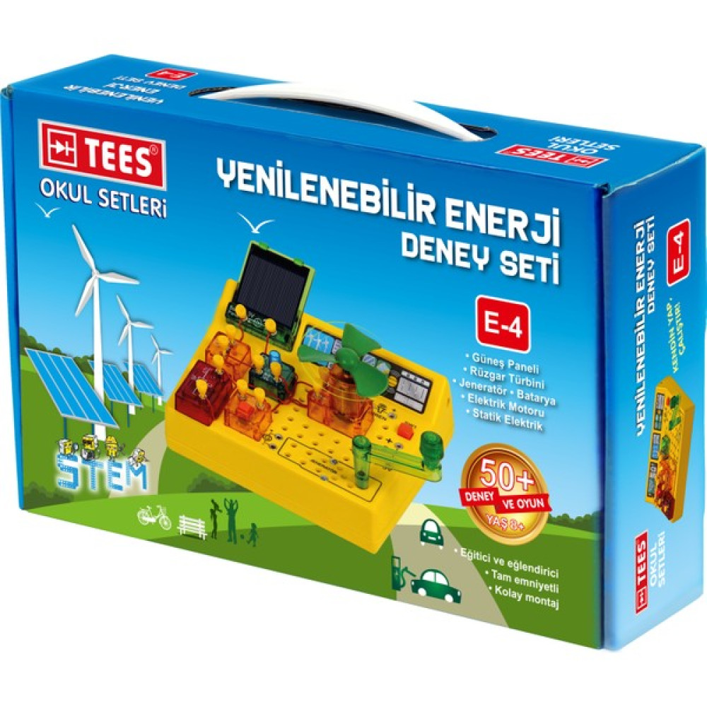 Tees E-4 Yenilenebilir Enerji Deney Seti Eğitici Oyuncak Fiyatı