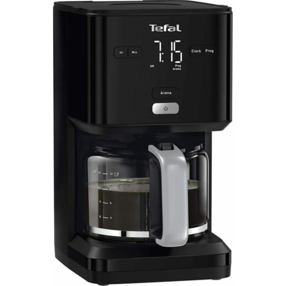 Tefal CM6008 Smart'n Light Dijital Ekranlı Filtre Kahve Makinesi - 7211003998 - Siyah Kahve Makineleri Fiyatı