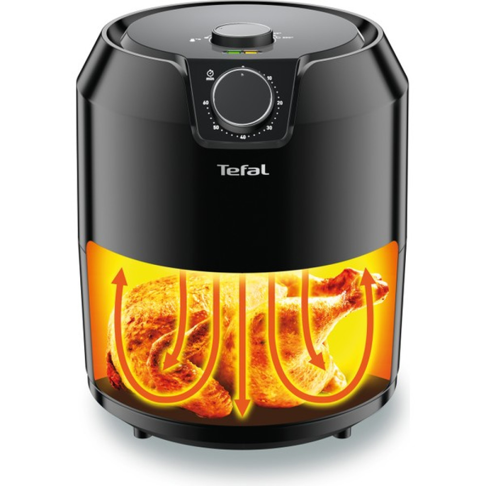 Tefal EY2018 Easy Fry Yağsız Fritöz Airfryer, 4,2 Litre Kapasite, Hava ile Kızartme & Izgara - 1510001456 - Siyah Fritözler Fiyatı