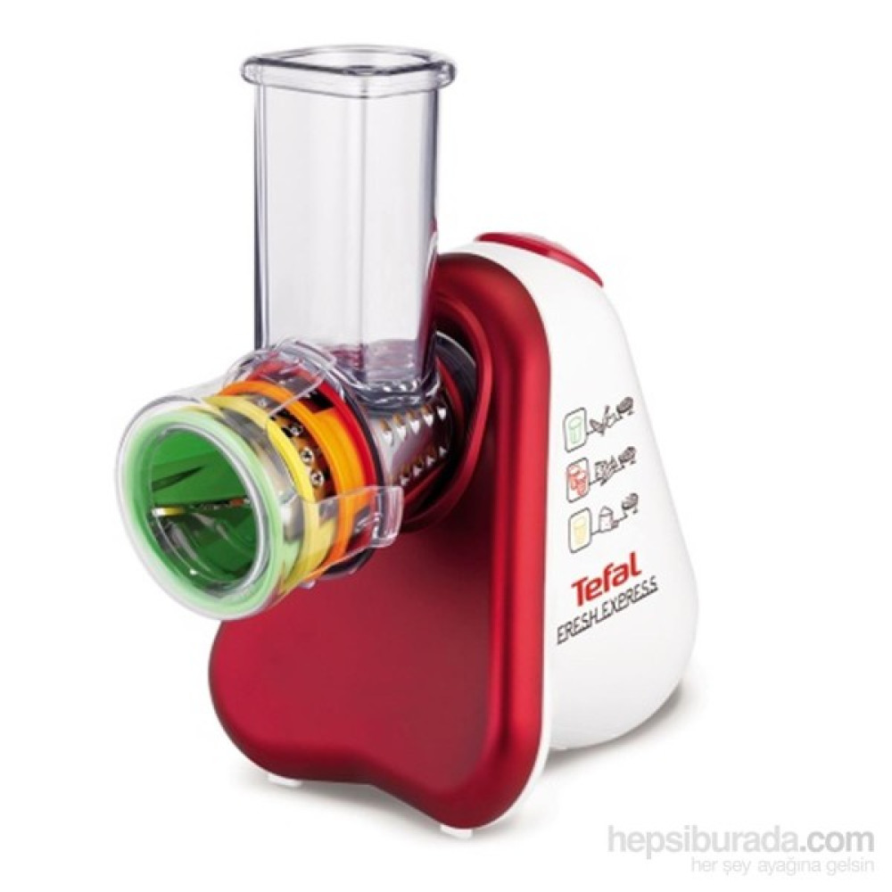 Tefal Fresh Express Plus Doğrayıcı Rende - Kırmızı Doğrayıcılar / Rondolar Fiyatı