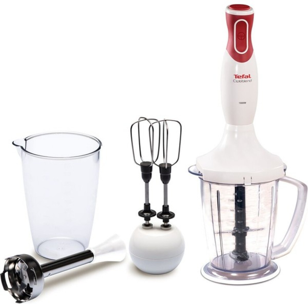 Tefal HB1741 Optiblend Blender Seti 1000 W Kırmızı - 9100039411 - Beyaz - Kırmızı Blenderler Fiyatı