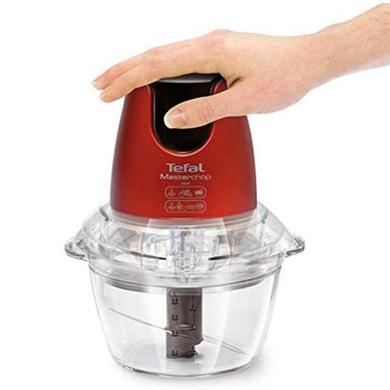 Tefal MasterChop Cam Rondo 500 W 1 lt Kapasiteli 1 Kademeli Doğrayıcı Kırmızı