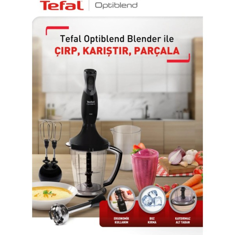 Tefal Optiblend Öğütücü Paslanmaz Çelik Blender Seti Siyah Blenderler Fiyatı