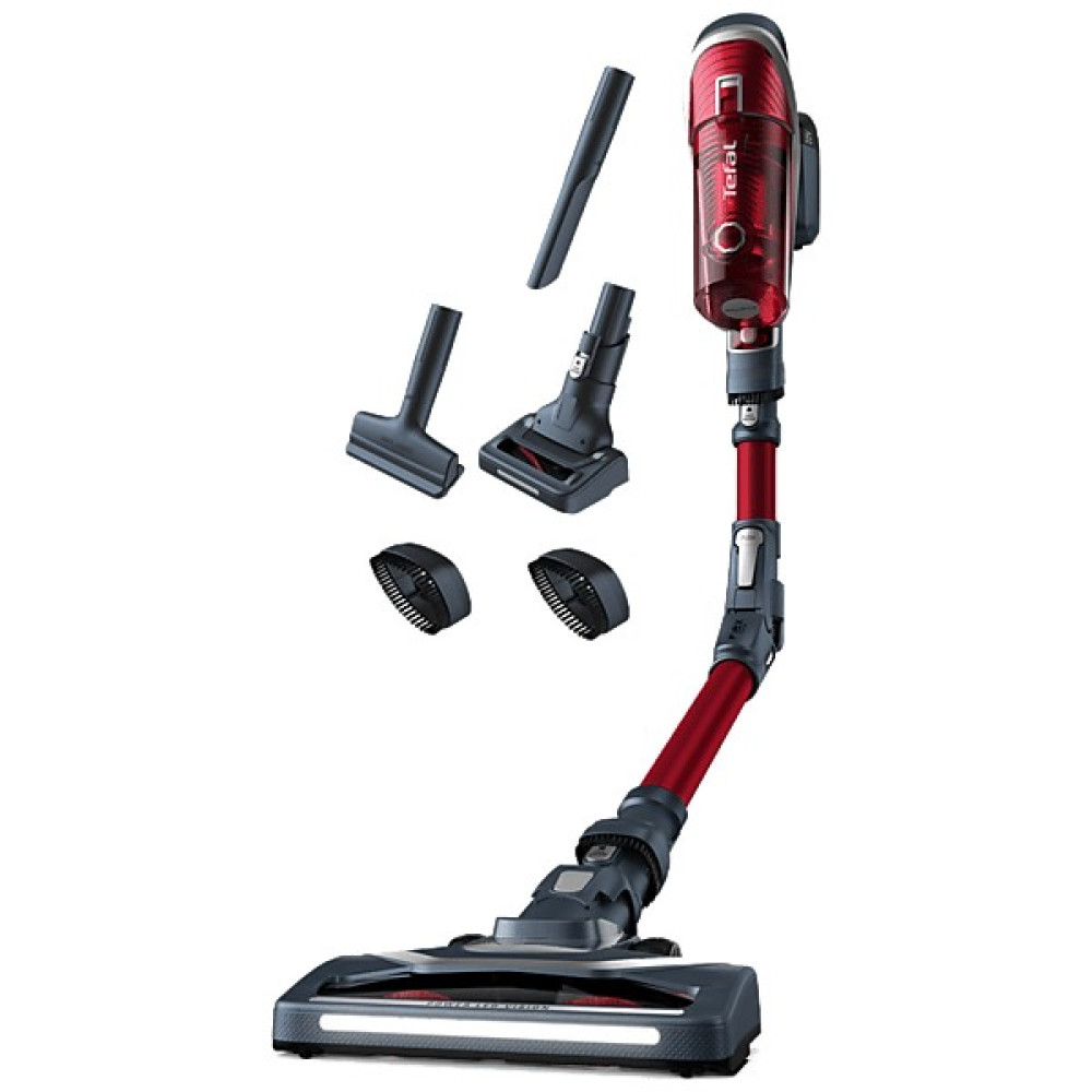 Tefal TY9679 X-Force 8.60 Animal Kablosuz Dikey Şarjlı Süpürge Kırmızı, 15 Yıl Onarım, Flex, %99 Hava Filtreleme, Evcil Hayvan Kiti, Stop&go Özelliği, Elektrikli Süpürgeler Fiyatı