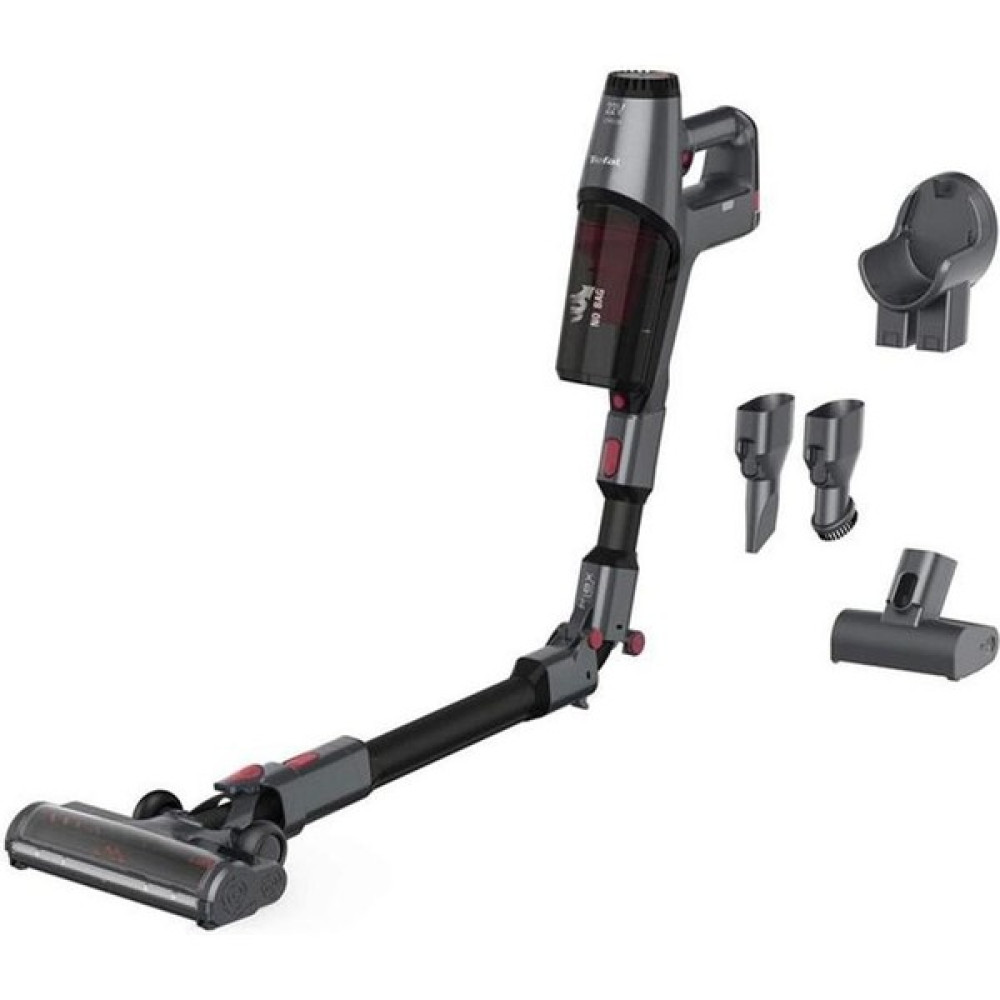 Tefal X-Pert 3.60 Yeni Seri Flex Özellikli, Li-Ion Güçlü Pilli Premium Kablosuz Dikey Şarjlı Süpürge Gri Kırmızı Elektrikli Süpürgeler Fiyatı