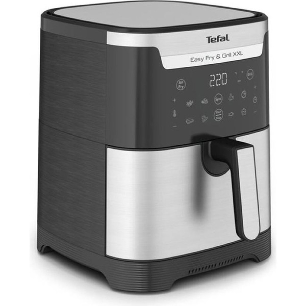 Tefal Xxl 6.5 Lt Hava ile Kızartma ve Izgara 2'si 1 Arada Tüm Ihtiyaçlara Uygun Yağsız Fritöz Airfryer - Gri Fritözler Fiyatı