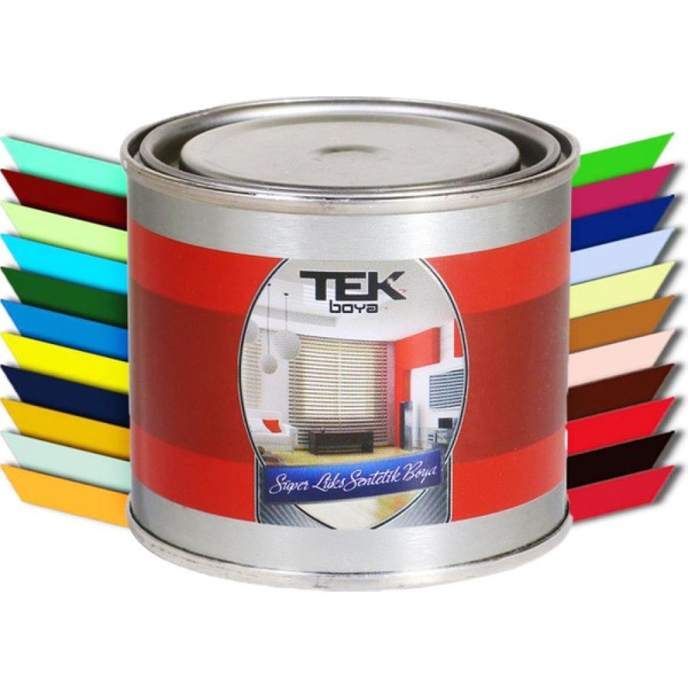 Tek 0.16 Lt Violet Süper Lüx Sentetik Yağlı Boya Ahşap Metal Duvar Boyası (KOD:714) - 0,16 lt - 714 İç Cephe Duvar Boyası Fiyatı