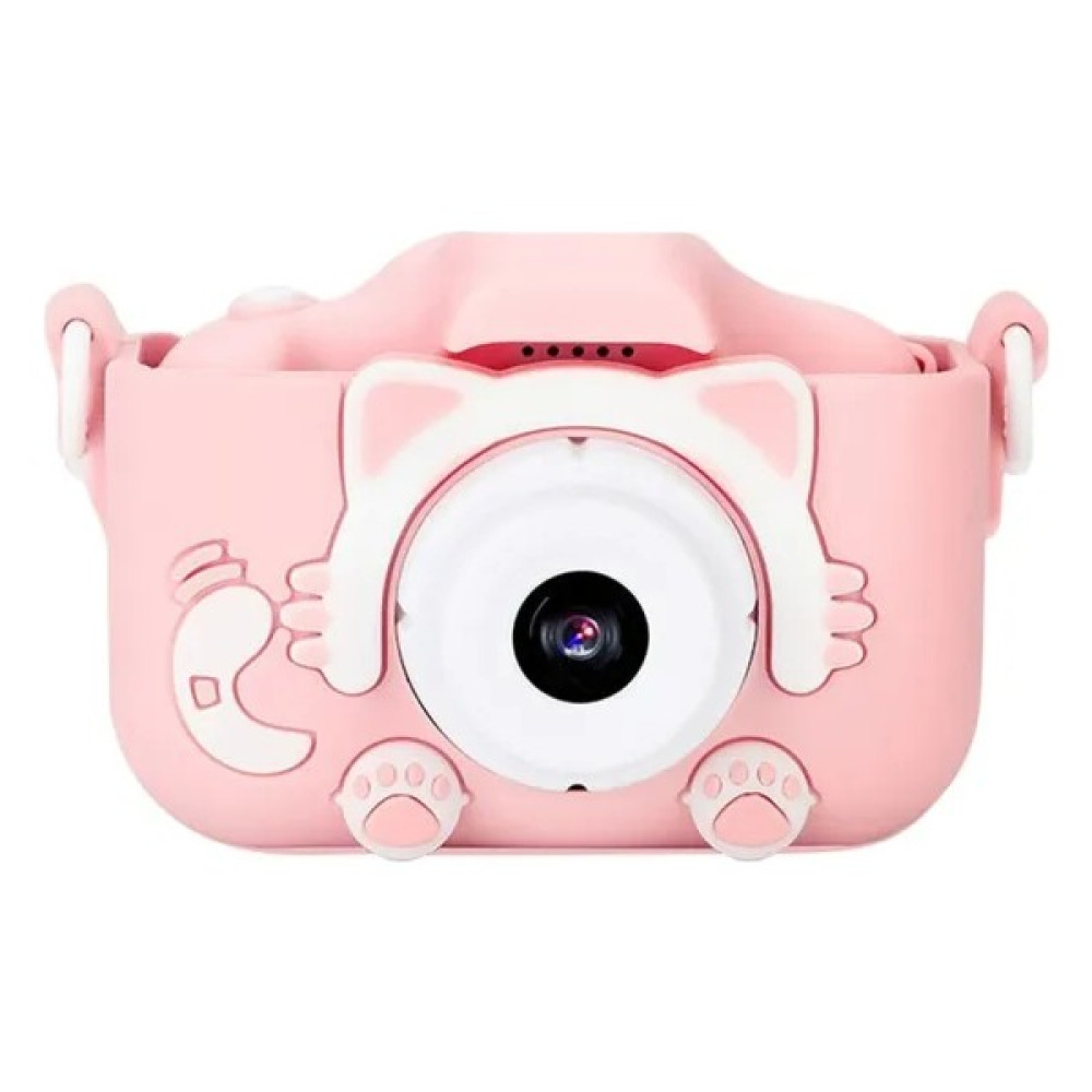 Tek Bizde Çocuk Fotoğraf Makinesi Çocuk Kamerası Üst Kalite Hd Çocuk Selfie Fotoğraf Makinesi Hd Kartı-Kılıflı - Pembe Dijital Fotoğraf Makineleri Fiyatı