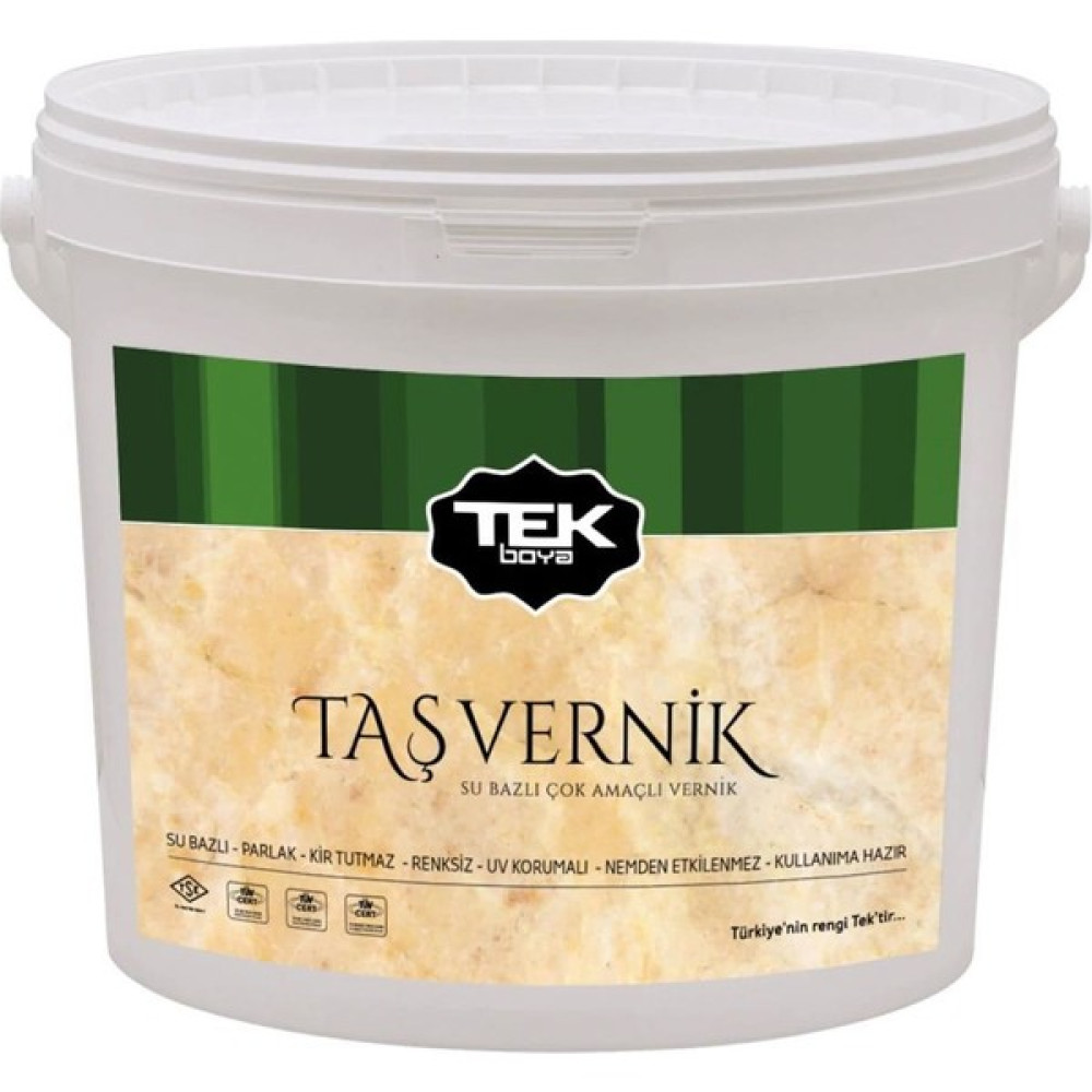 Tek Boya Tek Su Bazlı Vernik Çok Amaçlı Taş Verniği Renksiz 0.75 Lt Boya Malzemeleri Fiyatı