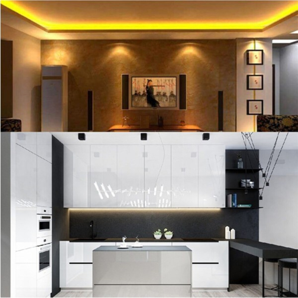 Tek Çip Şerit Led+Adaptör Hediyeli +Açma Kapama Düğmeli (Fişe Tak Çalıştır) - 2 m - Beyaz Led Aydınlatmalar Fiyatı