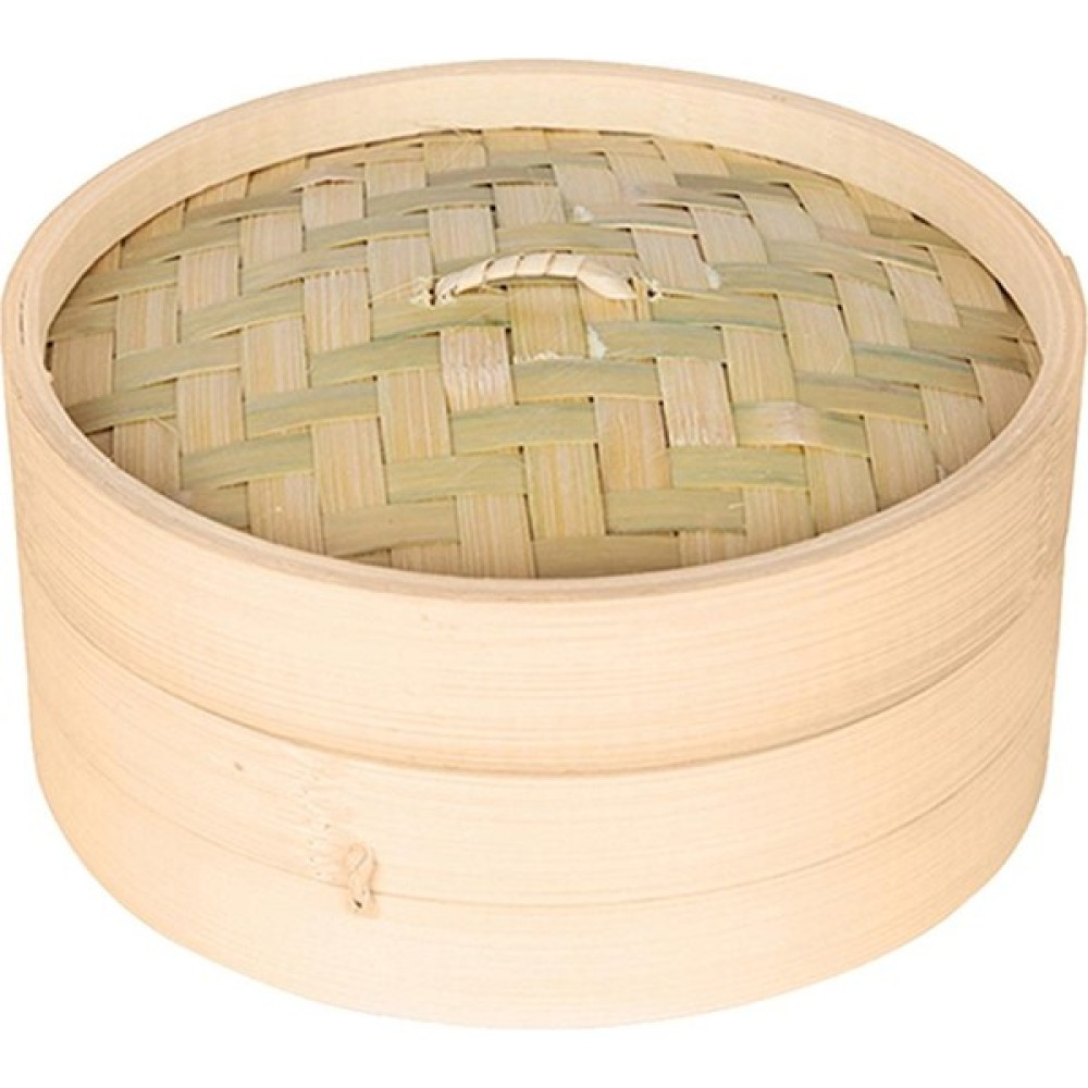 Tek Katmanlı Bambu Vapur Toplamı Sepeti Pirinç Makarna Ocak ile Kapak 15 cm(Yurt Dışından) - Kahverengi - 9 lt Düdüklü Tencereler Fiyatı