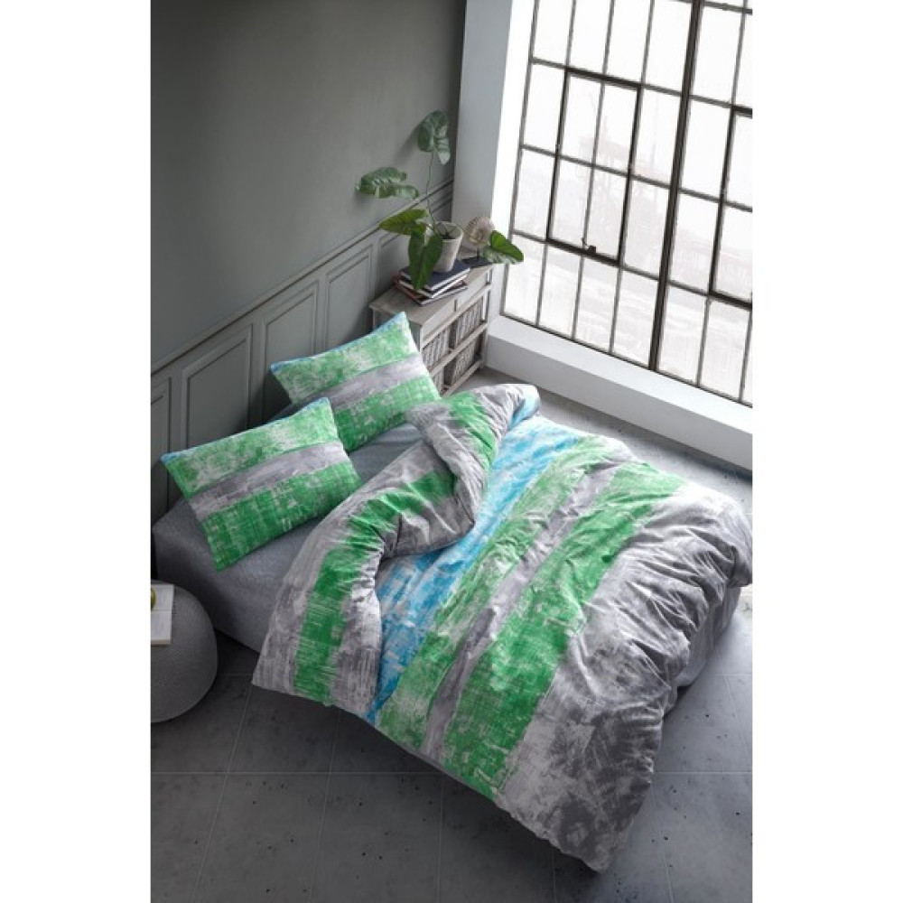Tek Kişilik Nevresim Seti - Retro Yeşil - 160 x 220 cm Nevresim Takımı Fiyatı