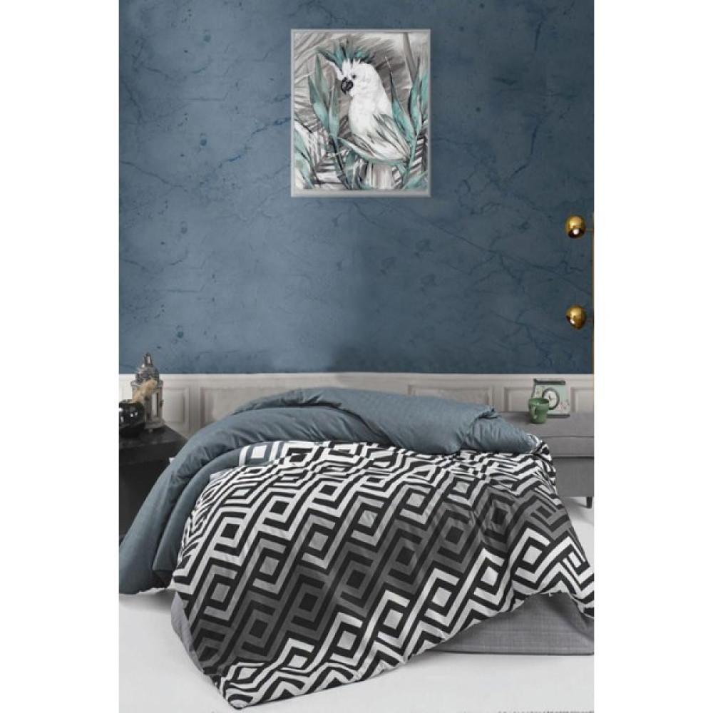 Tek Kişilik Tek Nevresim ( Yorgan ) Kılıfı 160x220 cm - 160 x 220 cm - Gri Nevresim Takımı Fiyatı