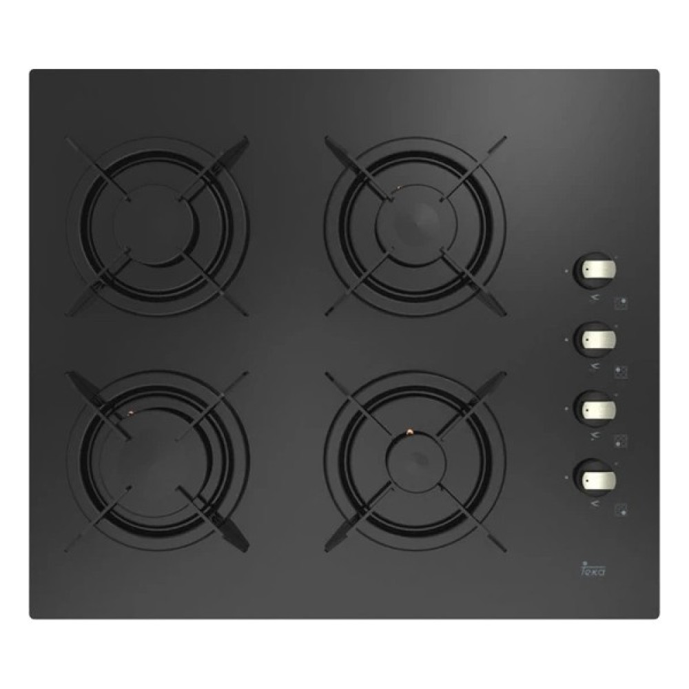 Teka - HEL LUX 60 4G AI AL L - Ankastre Kristal Cam Gazlı Ocak - Lama Izgara - Siyah - 60 cm - 40245132 Ocaklar Fiyatı